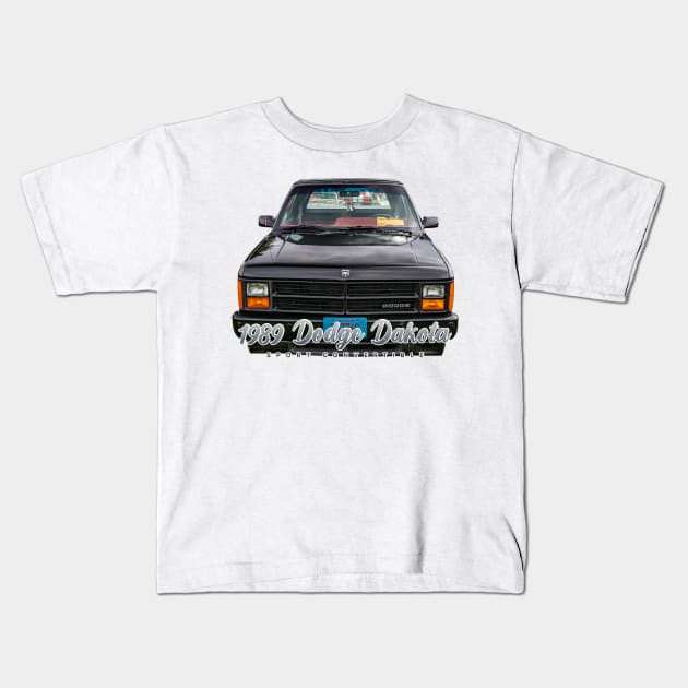 1989 Dodge Dakota Sport Convertible Kids T-Shirt by Gestalt Imagery